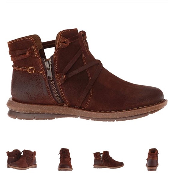 Born
Tarkiln Distressed Wraparound Lace Detail Leather Booties - Picture 6 of 17